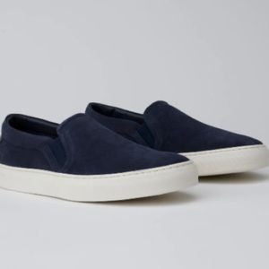 GOOD MAN BRAND Men’s Edge Blue Suede Leather Slip On Shoes Sneakers. Sz. 7.5